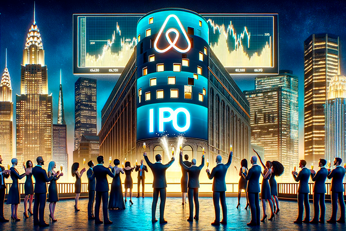 Airbnb IPO stock price