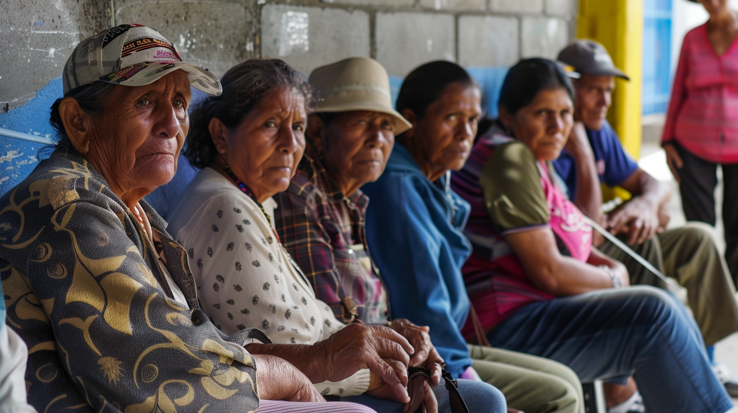 Impacto de las políticas gubernamentales en el cuidado de la tercera edad en Colombia, resaltando el programa Colombia Mayor y otros servicios de apoyo.