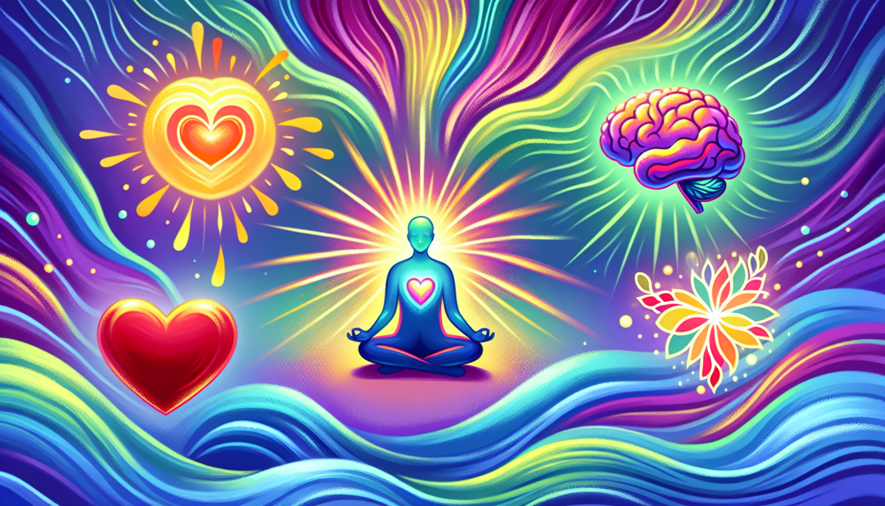 An illustration of a person experiencing benefits from NSA for anxiety.
