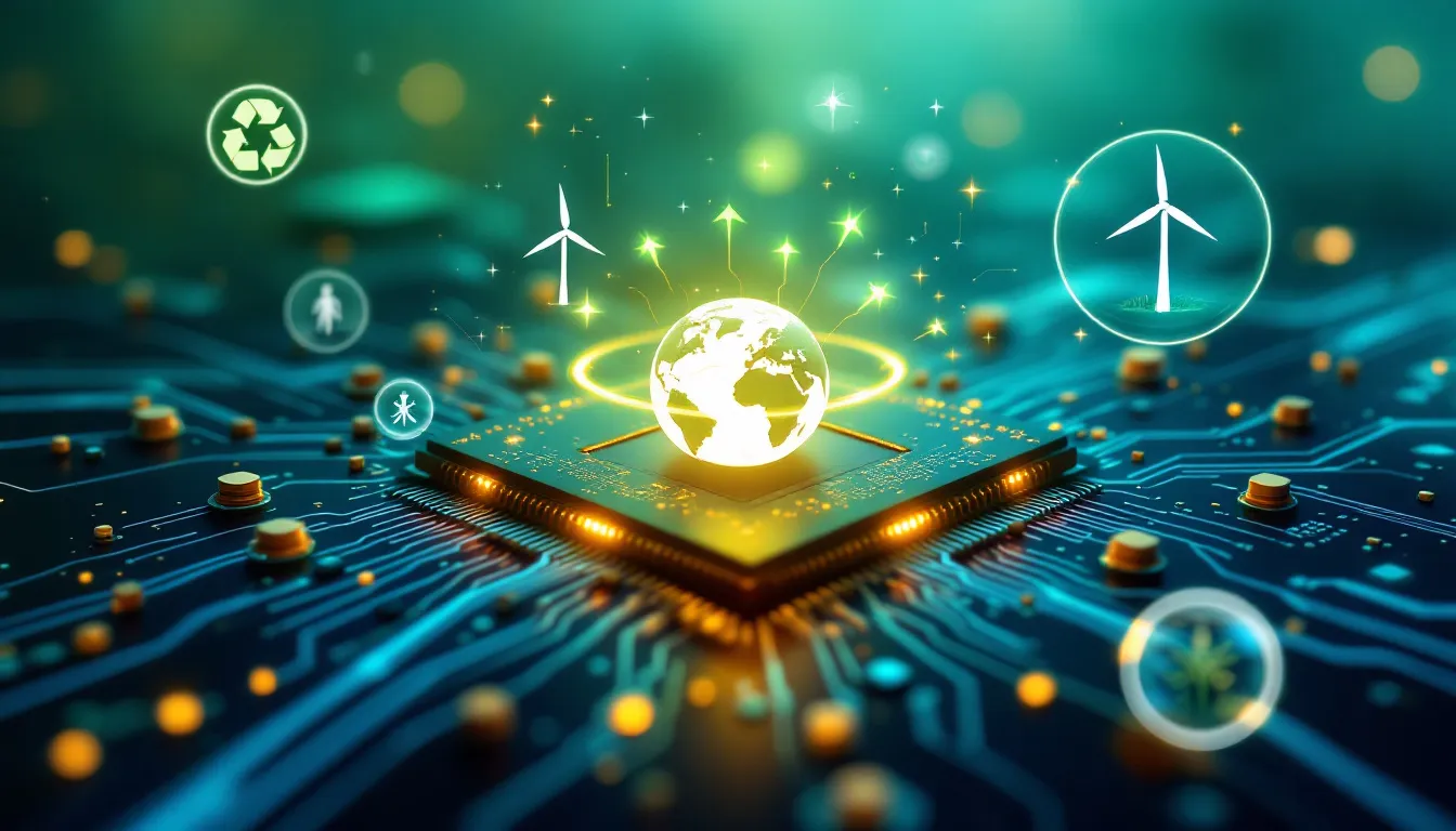 Umweltfreundlichkeit und Nachhaltigkeit in der IT-Branche.