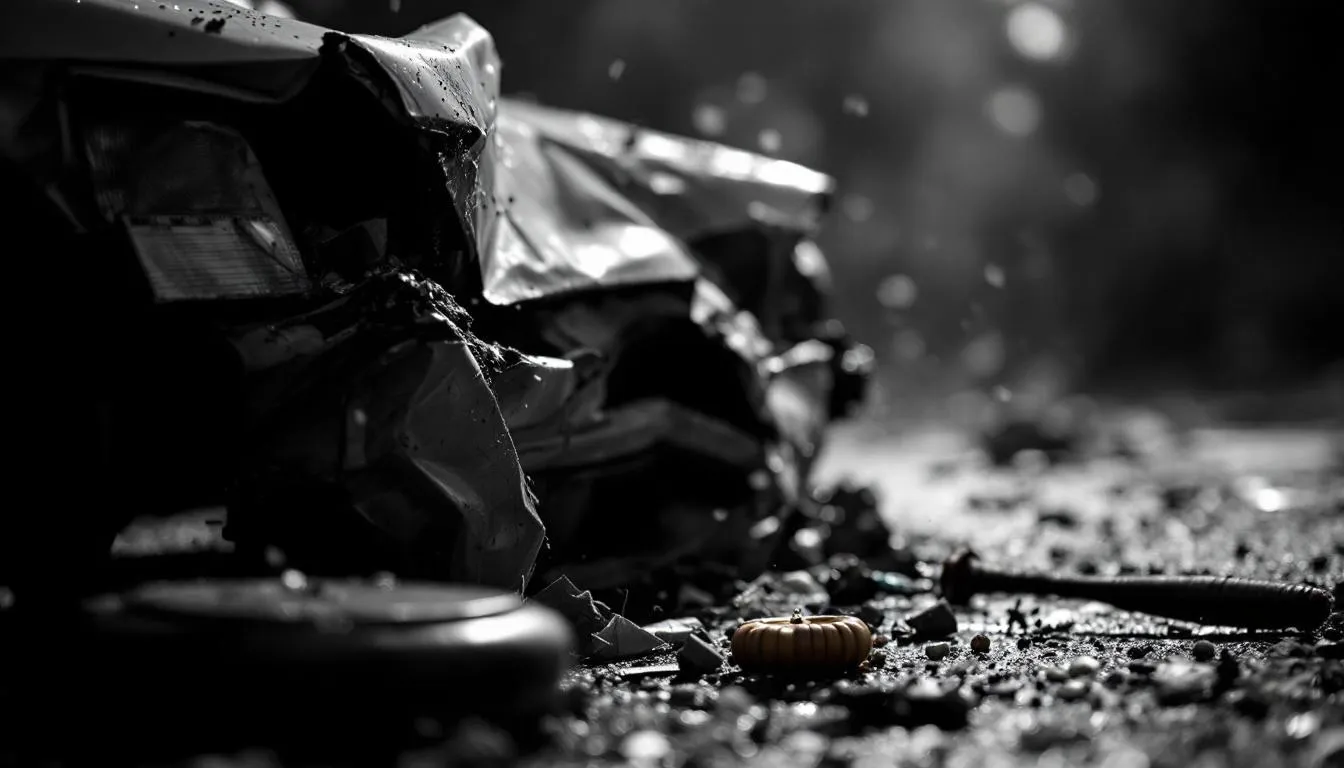 A blurred image of a car accident scene, symbolizing the importance of choosing the right legal representation.