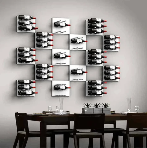 Wine Rack Panel Displays