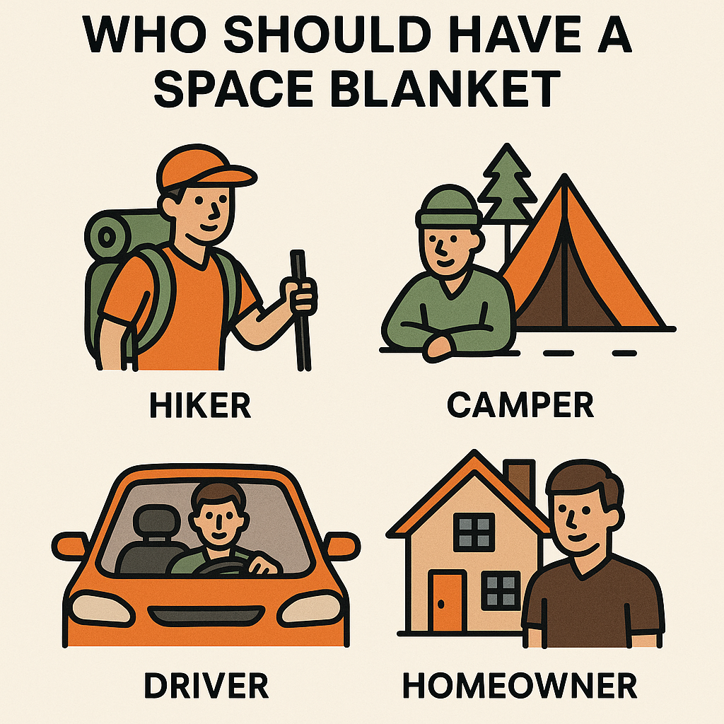 Who should have a space blanket.