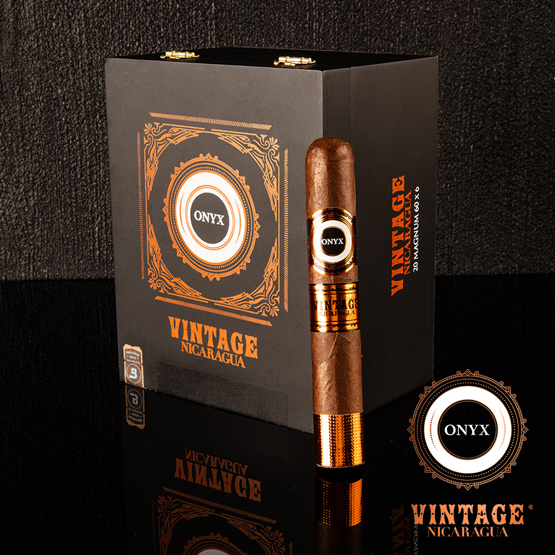 An image showcasing the rich and flavorful Onyx Vintage Nicaragua cigar.