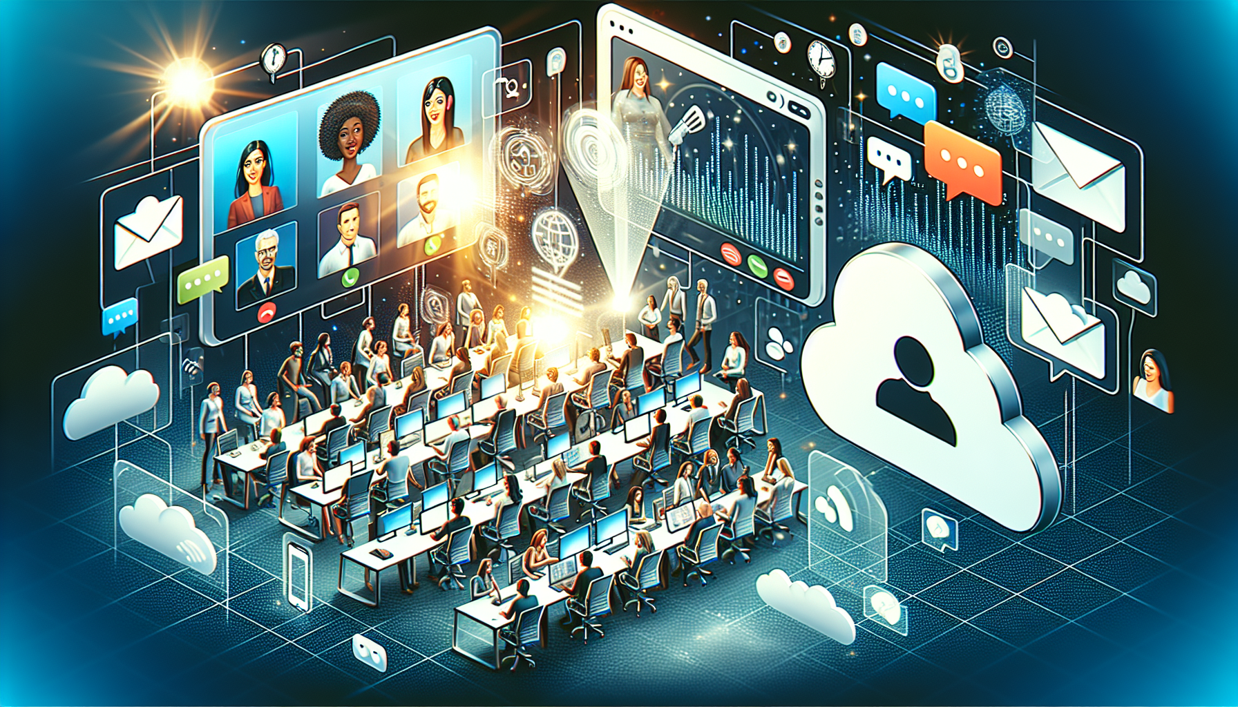 Illustration of advanced calling features