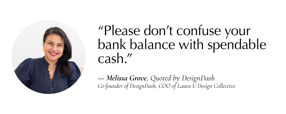 a quote from Melissa Grove with text and her face in a bubble to the left