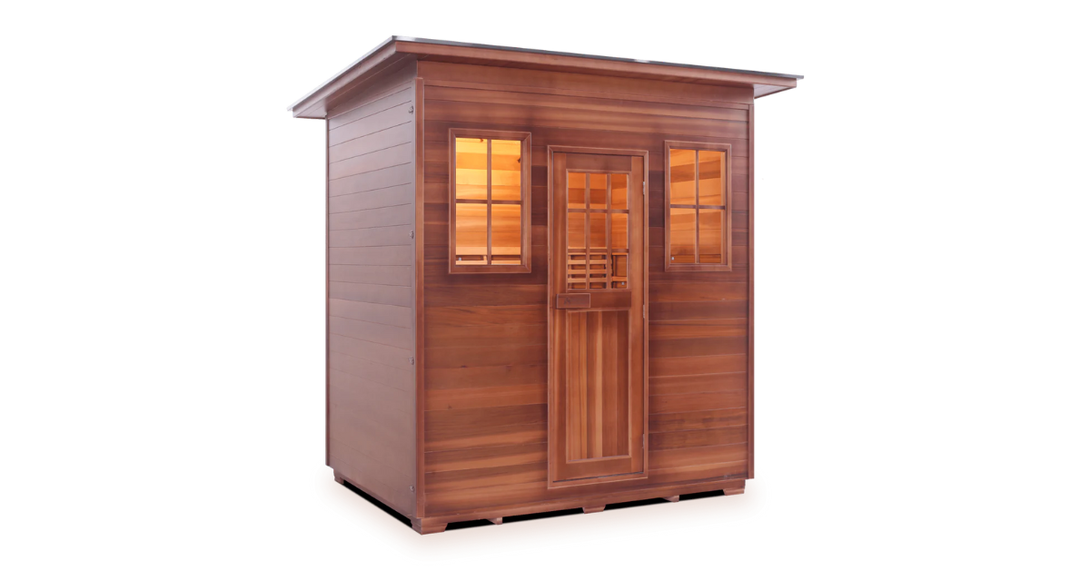 Image of an Enlighten sauna with free shipping from Airpuria.