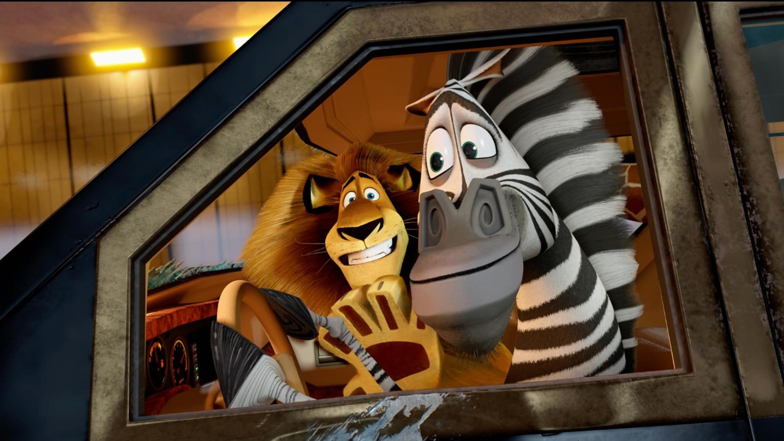 Chris Rock and Ben Stiller in Madagascar 3: Europe's Most Wanted