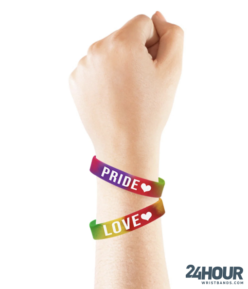Bracelet amitié rainbow satin Bracelets LGBTQIA+
