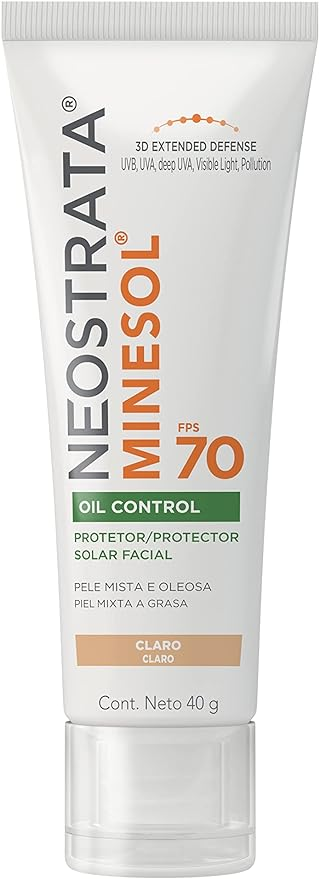 Minesol Oil Control, protetor solar facial da Neostrata. Fonte da imagem: site oficial da marca. 