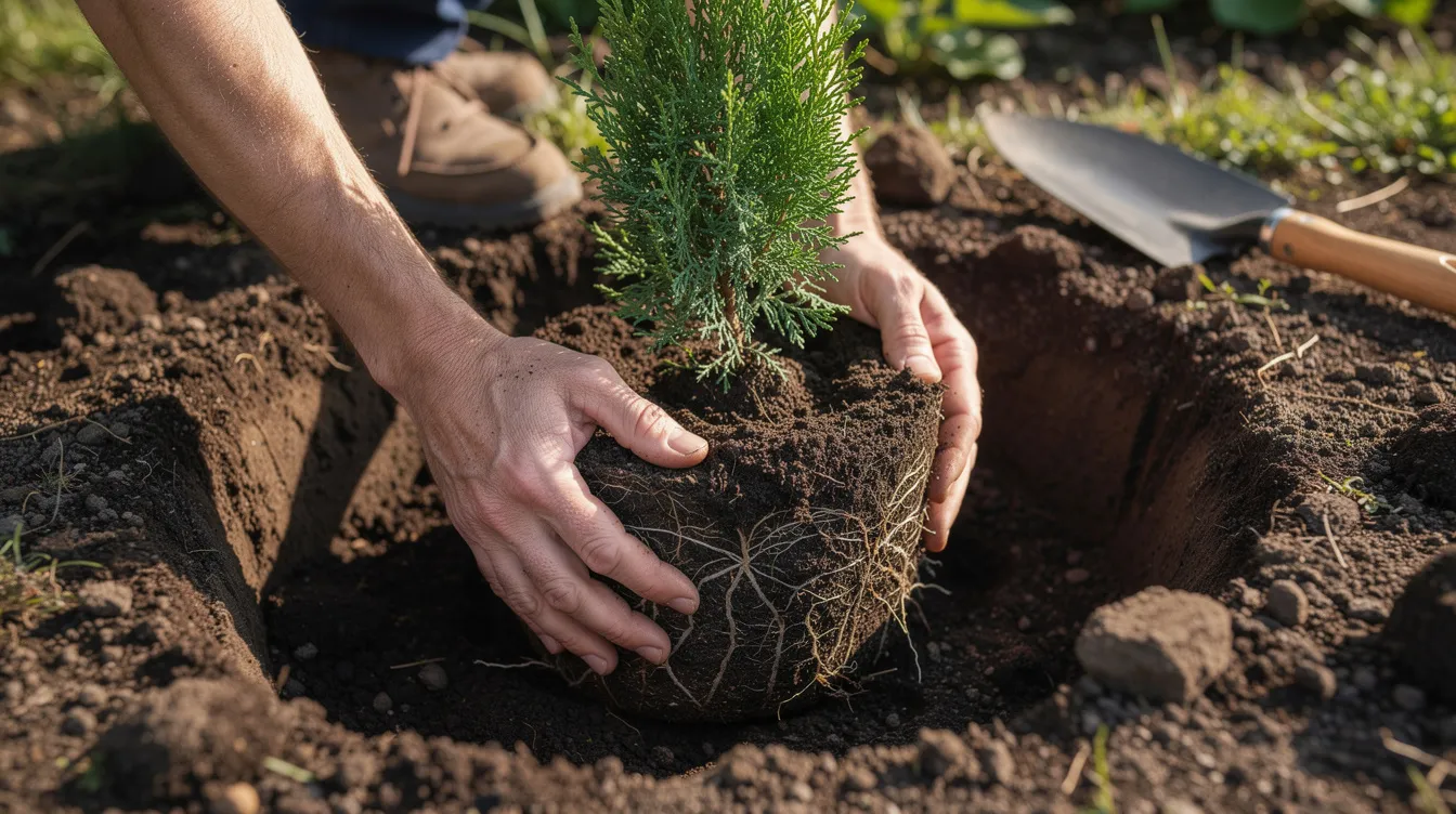 Italian Cypress Planting
