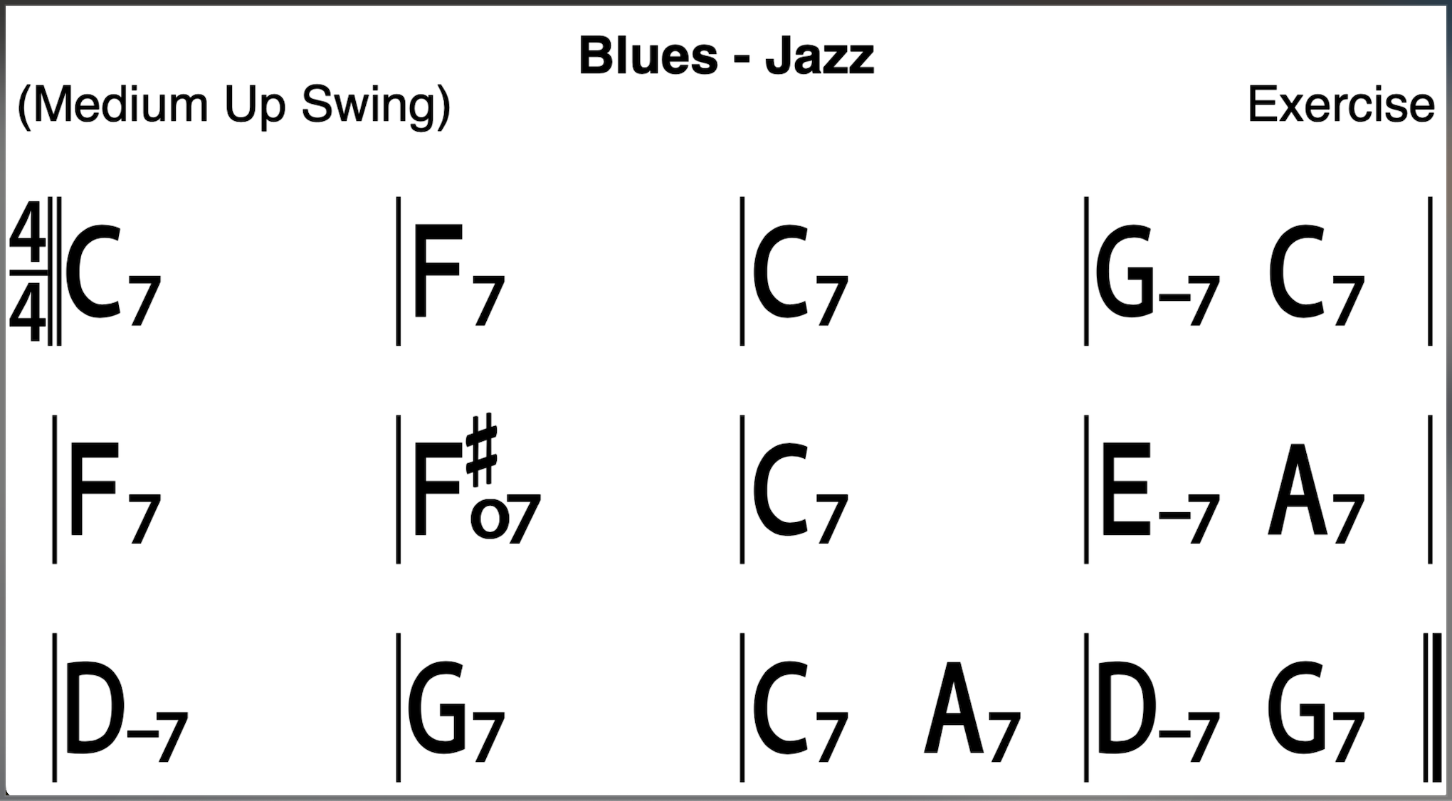 Blues Styles: Standard Jazz Blues