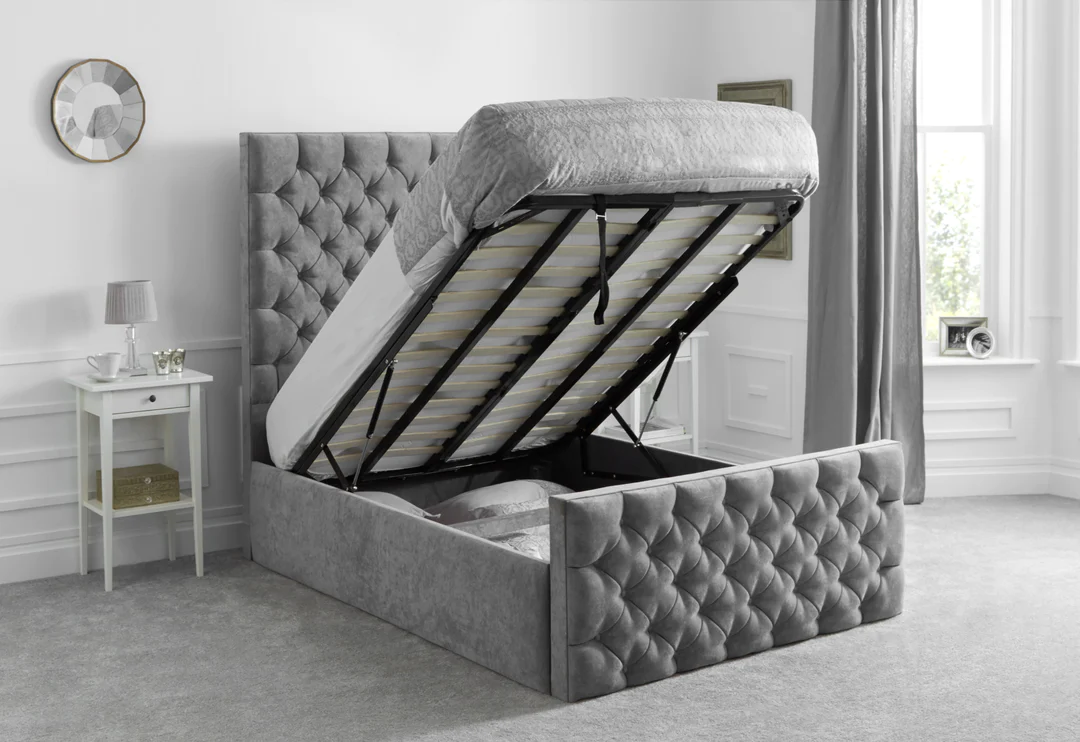 Monaco Chesterfield Upholstered Bed Frame