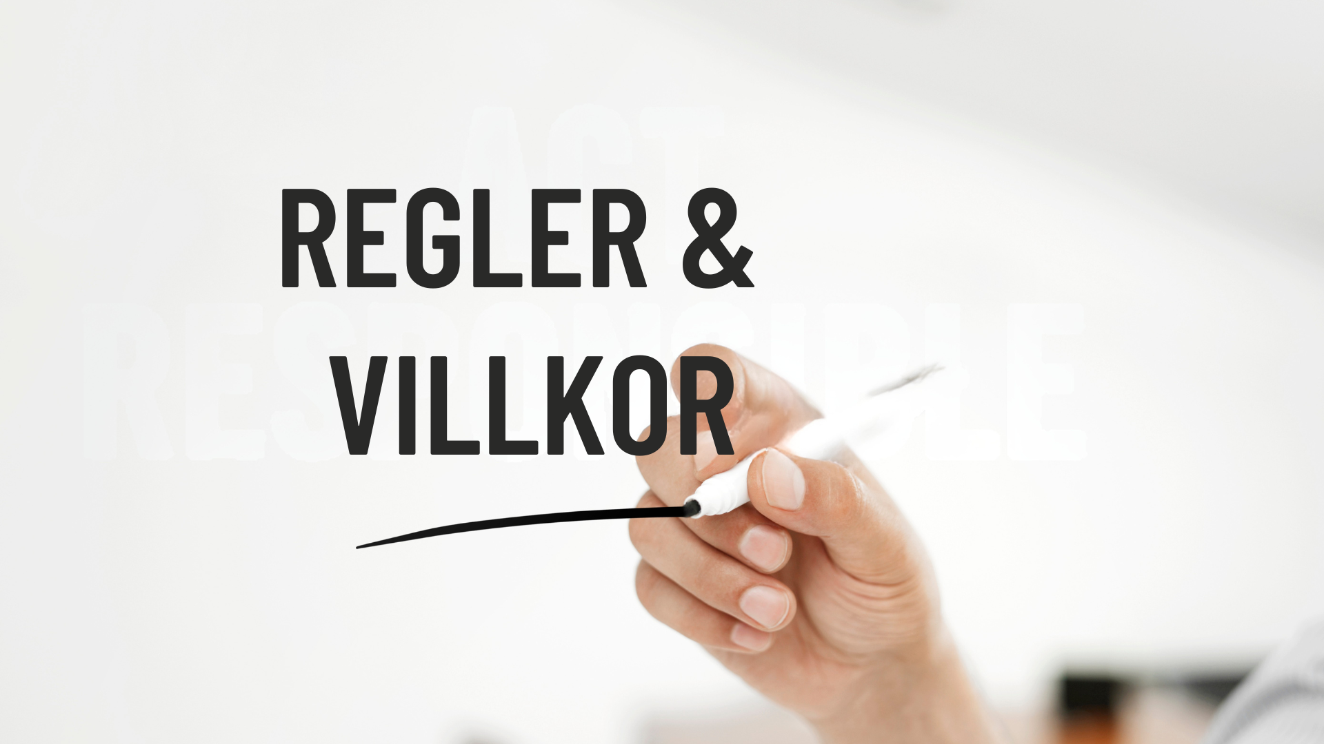 Kasino bonus regler och villkor
