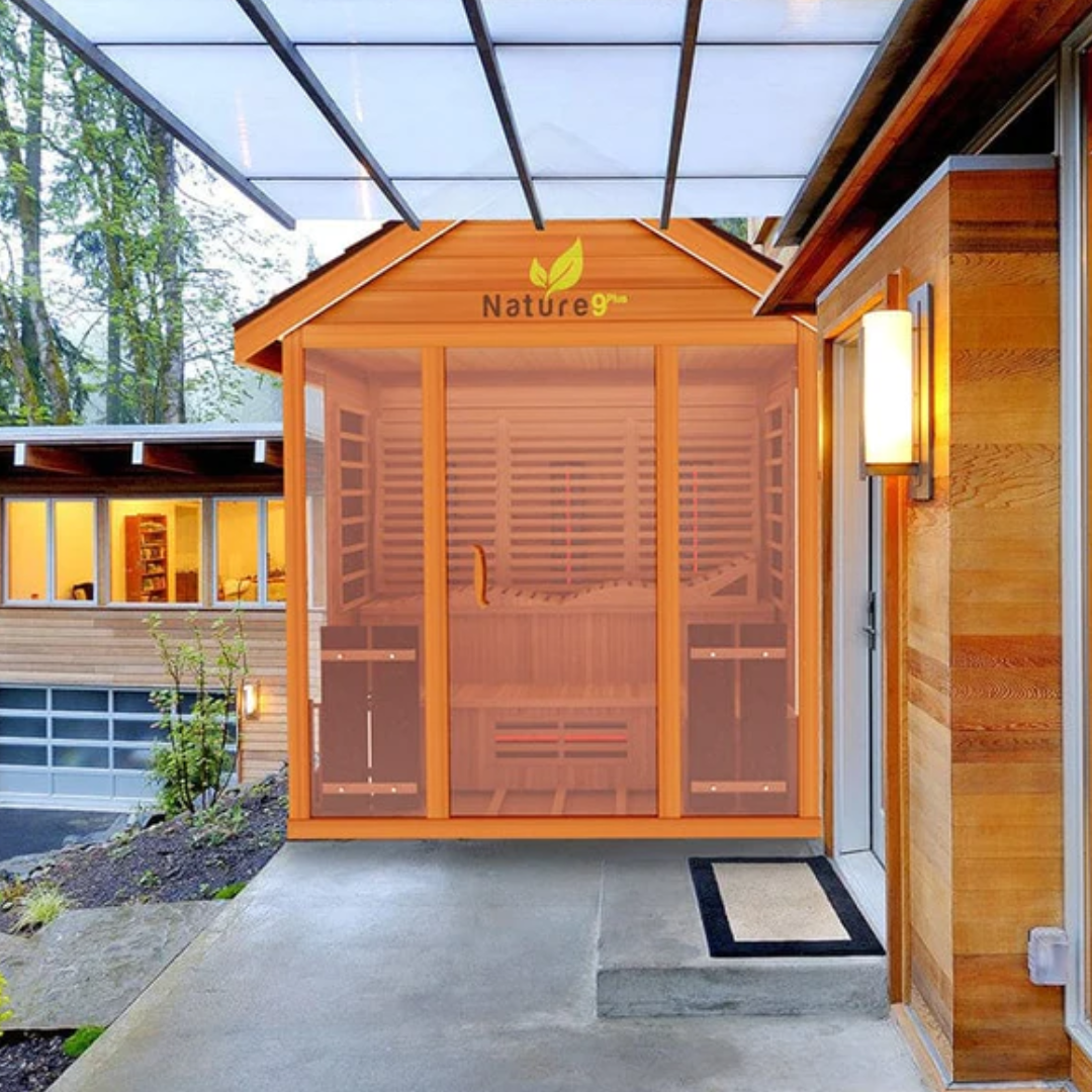 Image of a backyard sauna showing how saunas will change your life