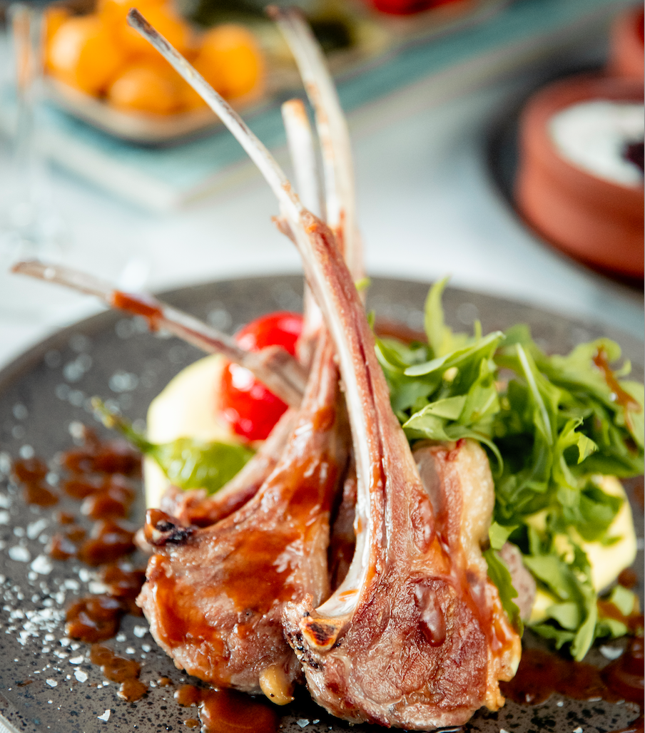 What is your favourite rack of lamb recipe and the perfect accompaniment for it?