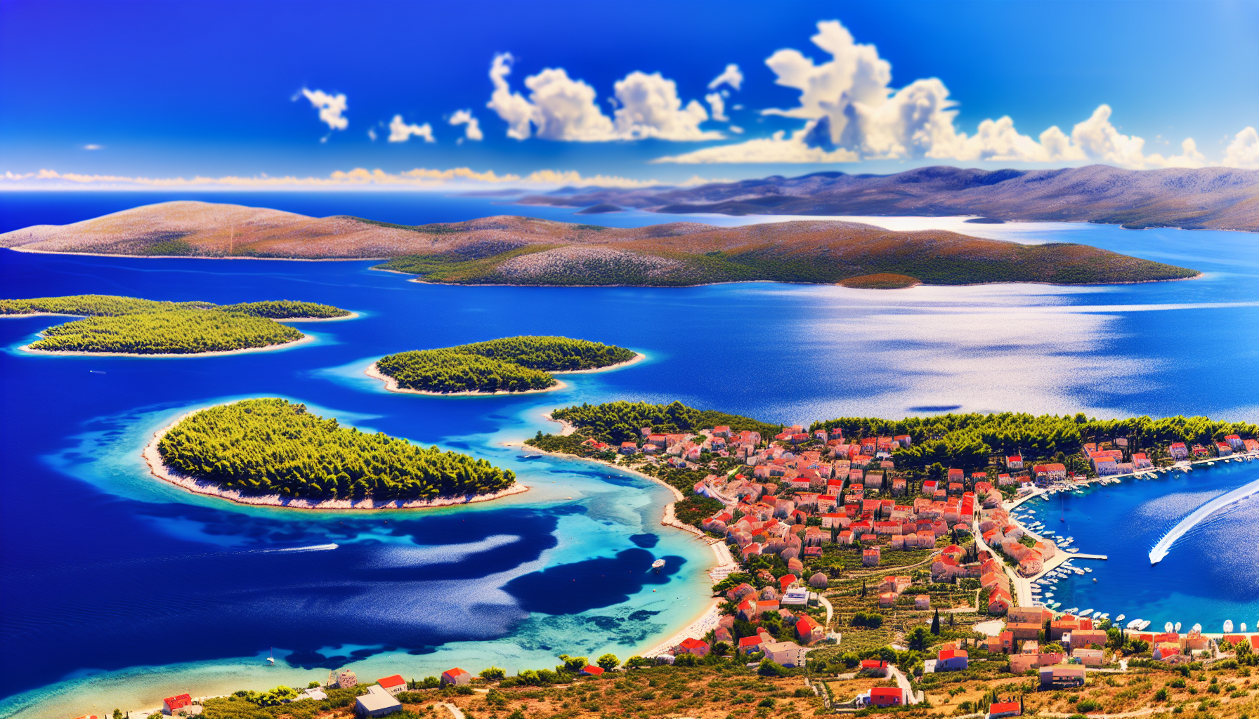 Island Hopping in Croatia with idyllic islands and pristine beaches