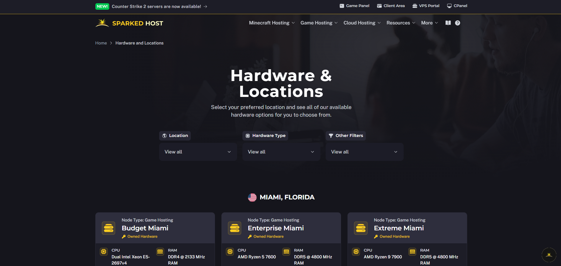 Choosing Your Server Location