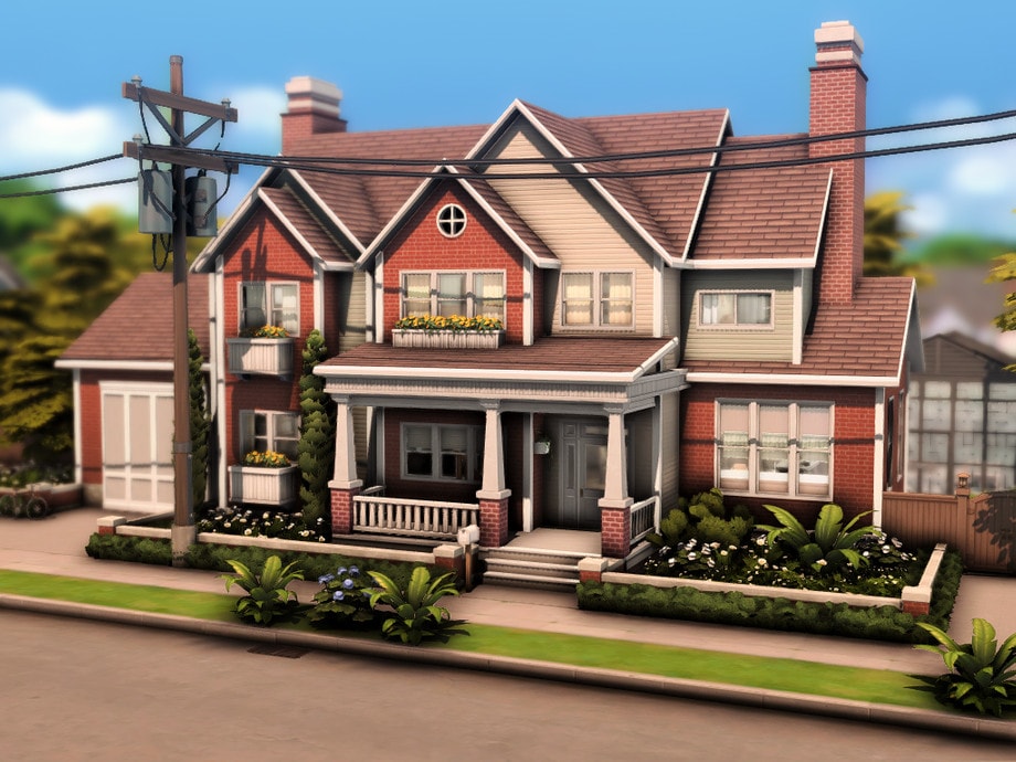 Big Suburban Family House