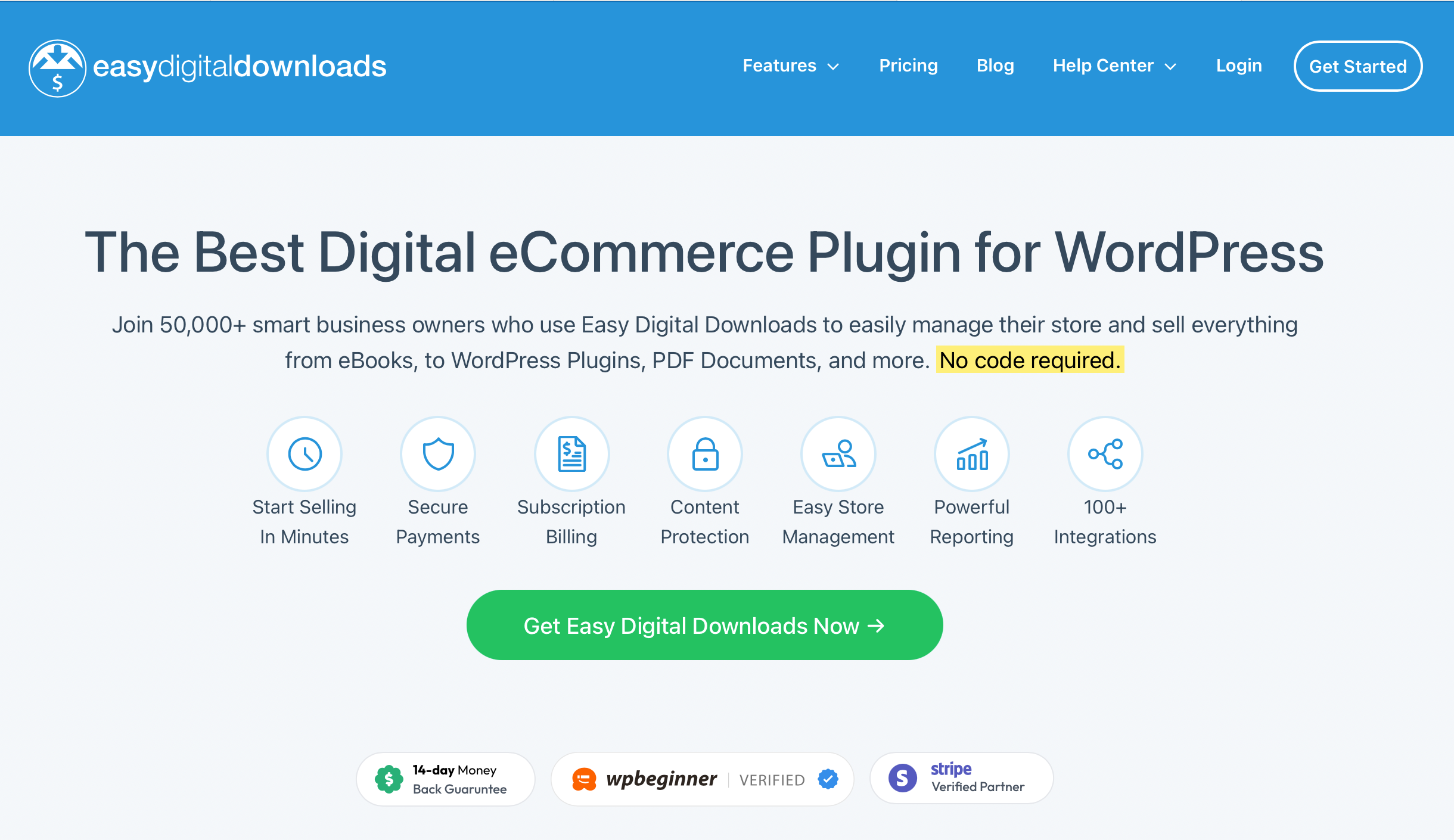 woocommerce alternatives - easy digital downloads 