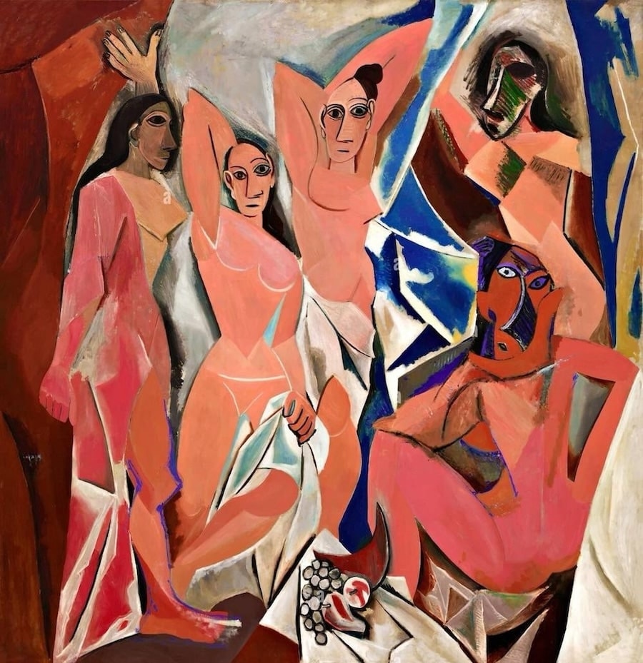 Les Demoiselles d’Avignon – Pablo Picasso 