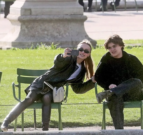 Jack Depp and Lily-Rose Depp