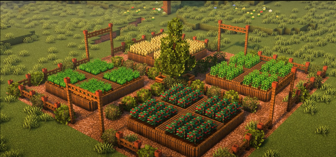 Minecraft Wheat Farm Ideas Minecraft Wheat Farm Ideas