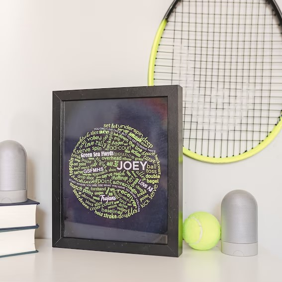 Equipo de tenis personalizado (ideas de regalos únicos)