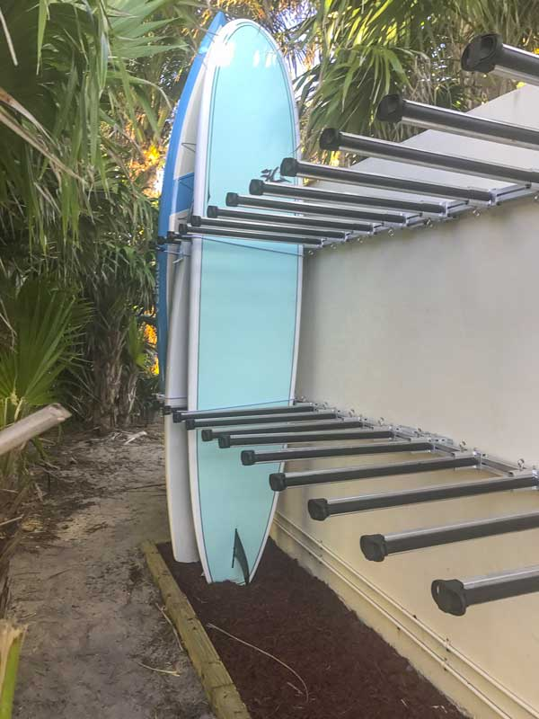 free standing wall rack for paddle board 