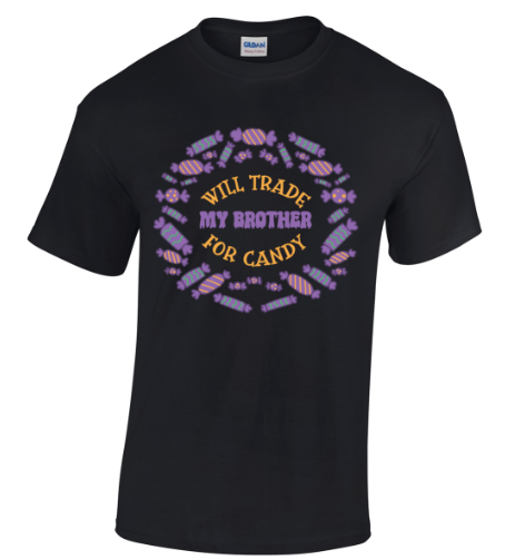 Will Trade For Candy Funny Halloween Trick Or Treat