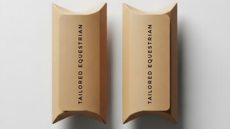 Pillow boxes for tailored equestrian