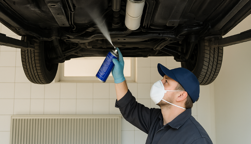 Rubberized undercoating avoid rusting and corrosion 