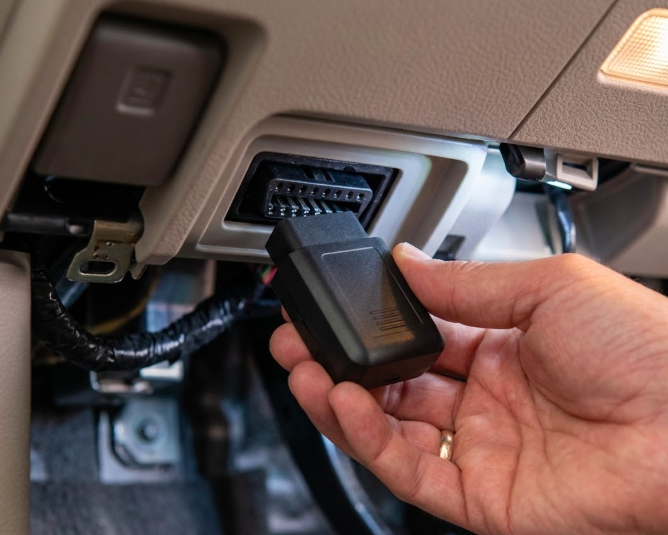 Installing an OBD-II GPS tracker into a vehicle diagnostic port