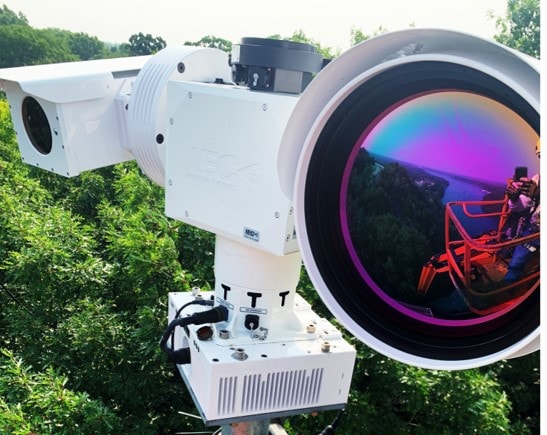 Harmonic Drive PTU on US Border with wider view angle