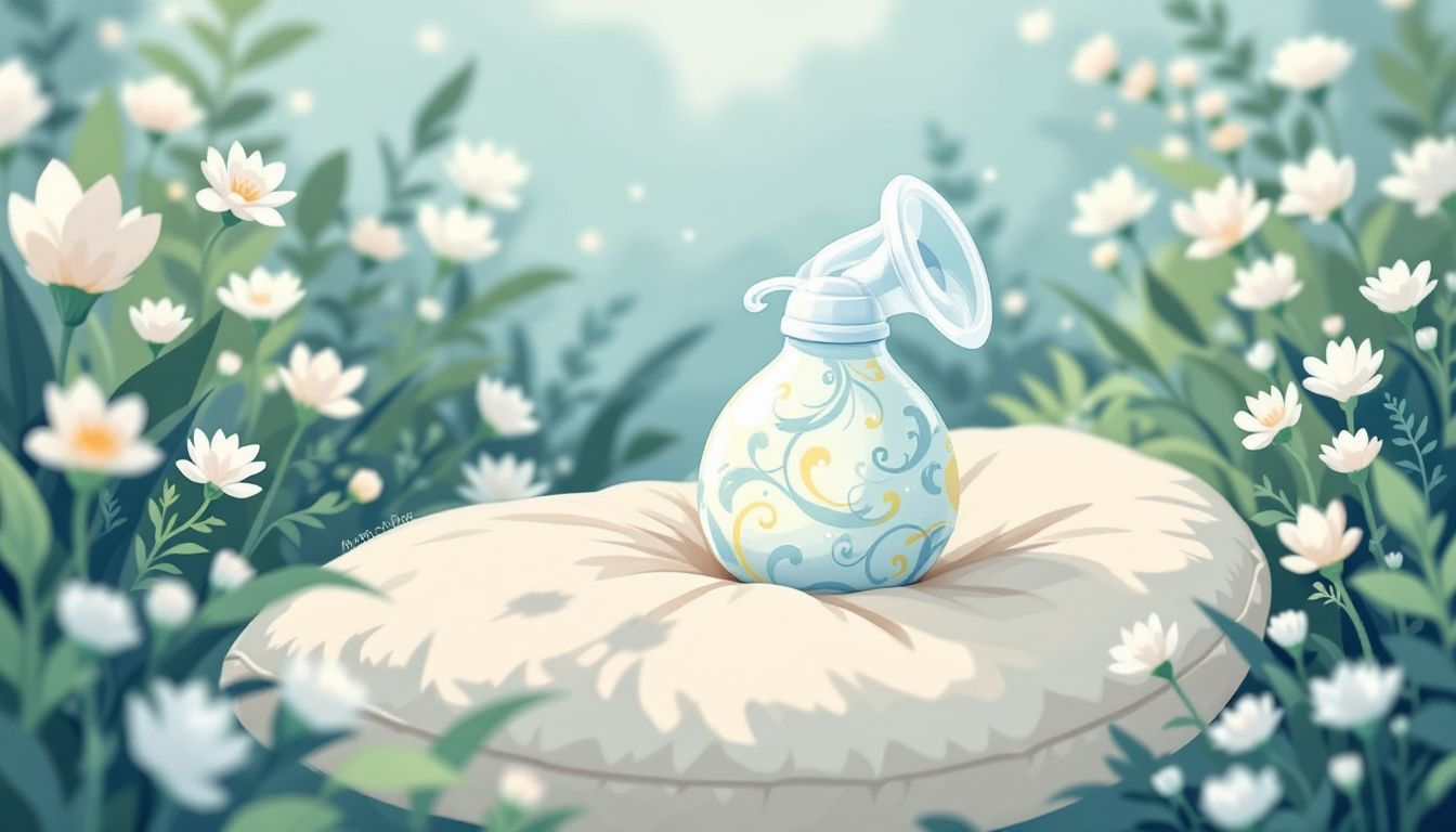 Poduszka ciążowa używana do karmienia piersią.