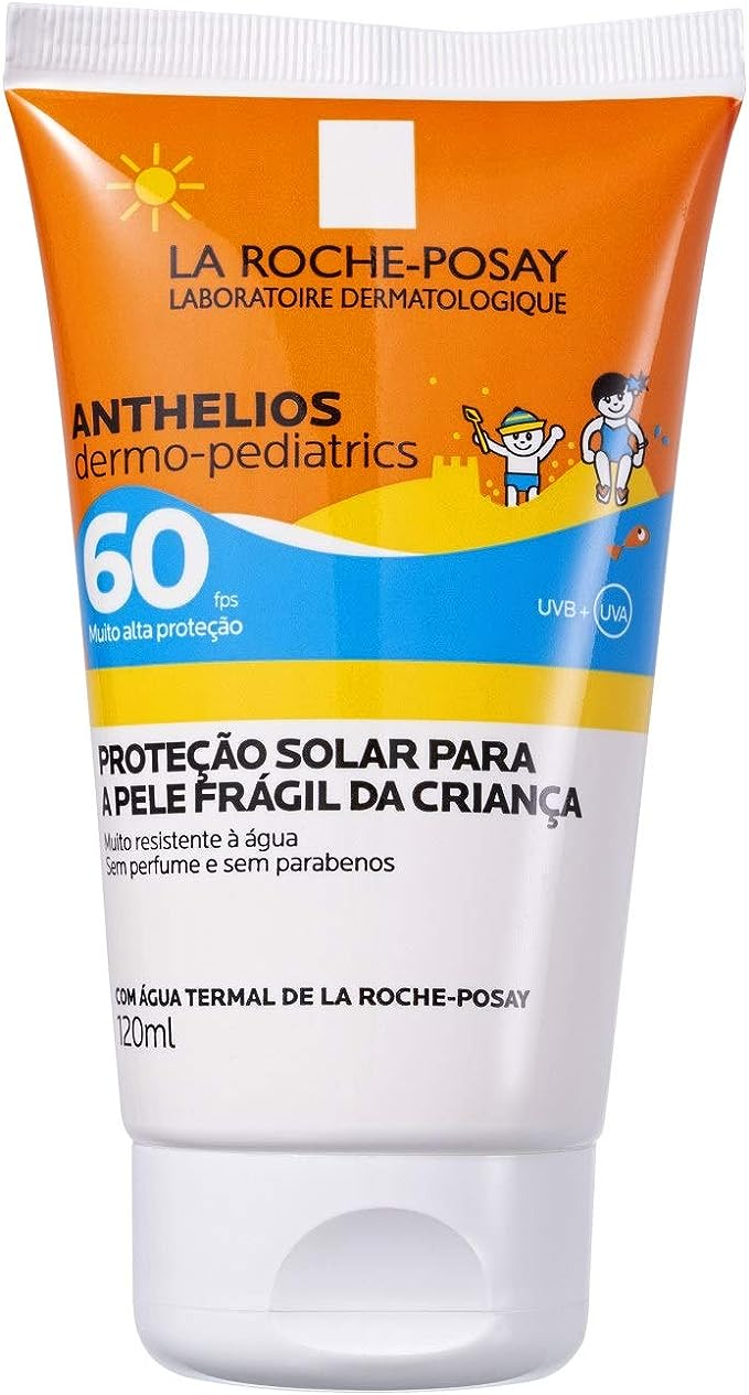 Protetor solar infantil Anthelios Dermo Pediatrics da La Roche-Posay. Fonte da imagem: site oficial da marca.