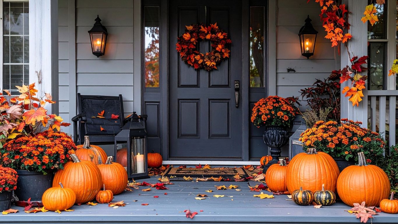 how to pick a front door color - same color family