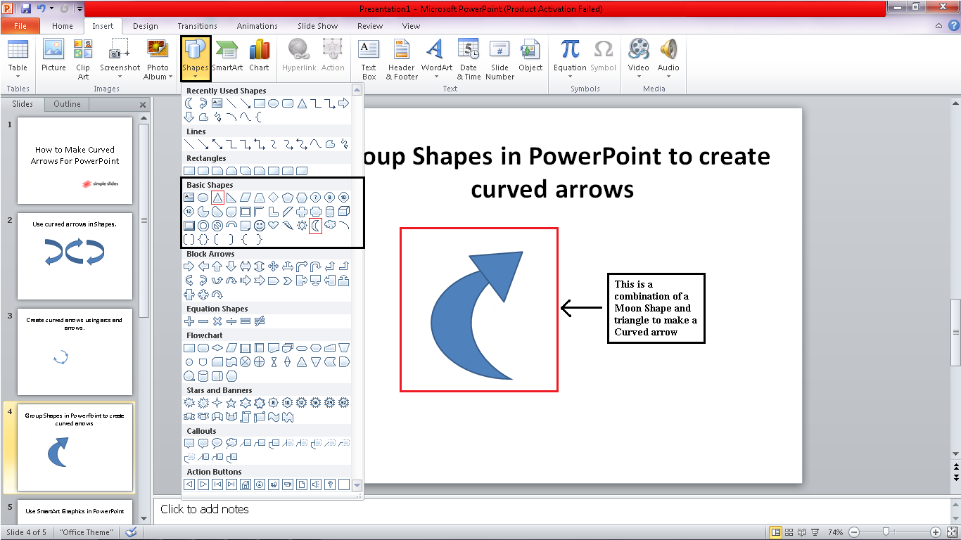 How To Create Curved Shapes In Ppt - Templates Printable Free