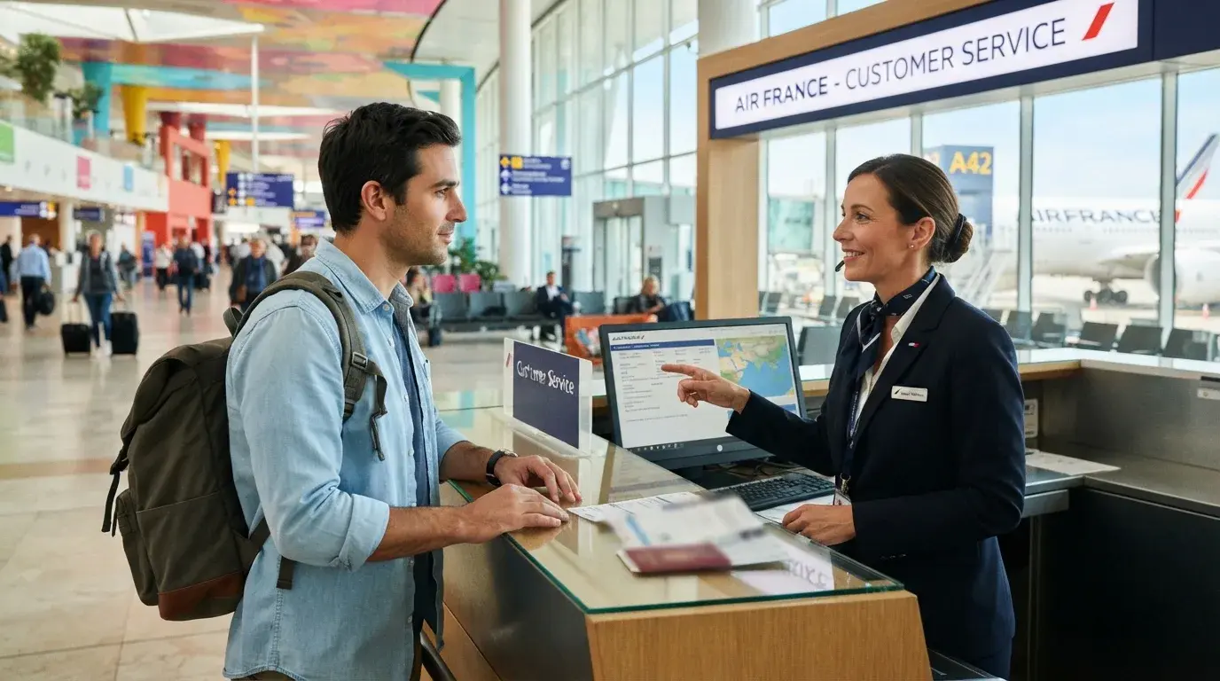 Separate a flight change from a visa change before rebooking