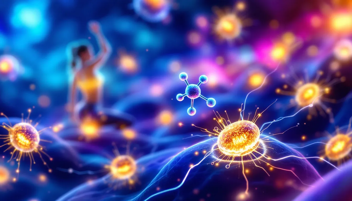 Illustration depicting the role of NAD+ in cellular energy production.