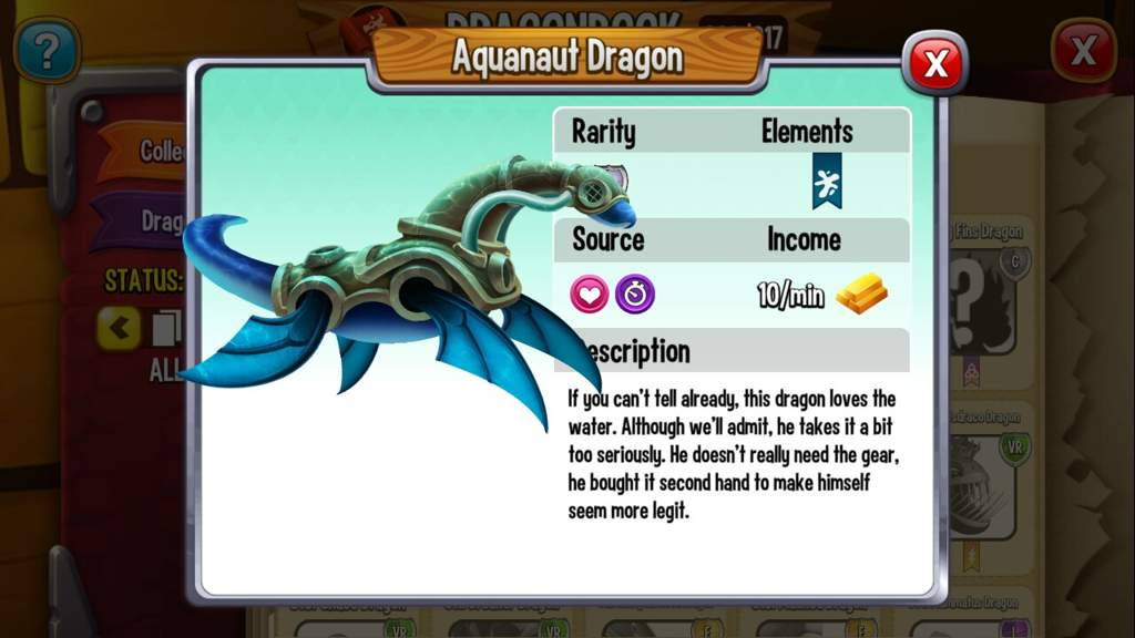 Aquanaut Dragon