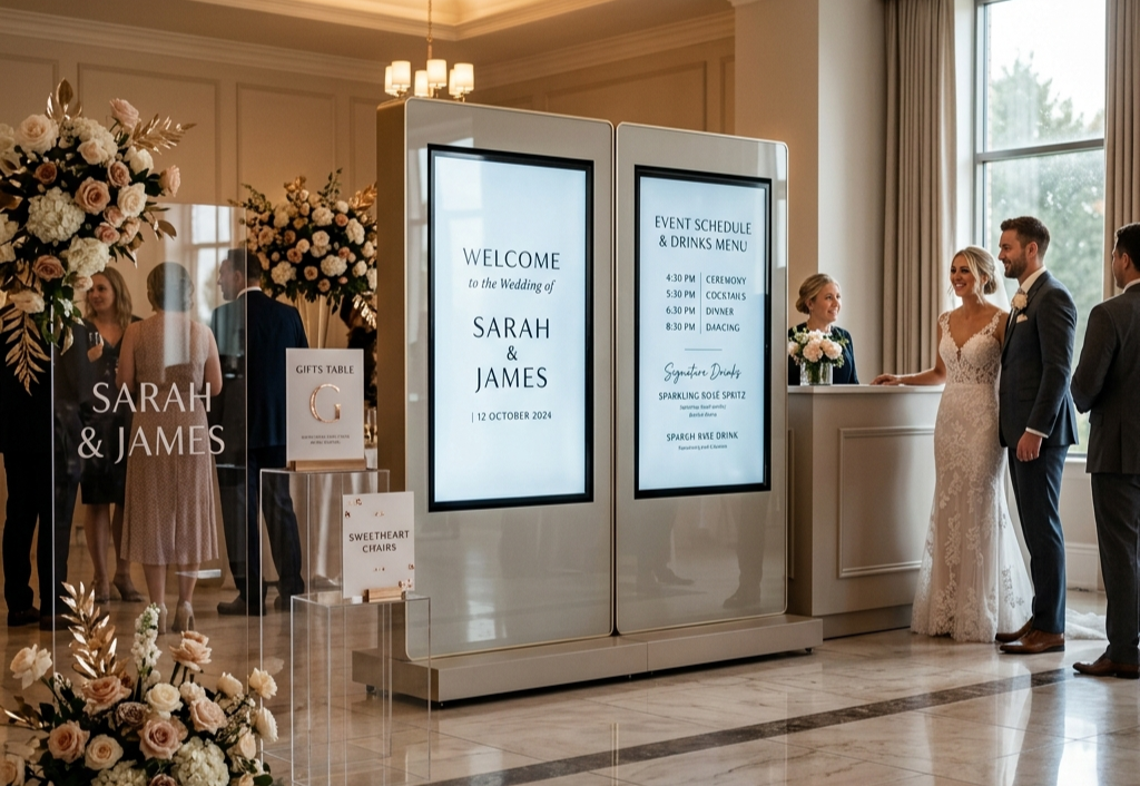 What Signage Do I Need for My Wedding? 12 luxury and acrylic wedding signage