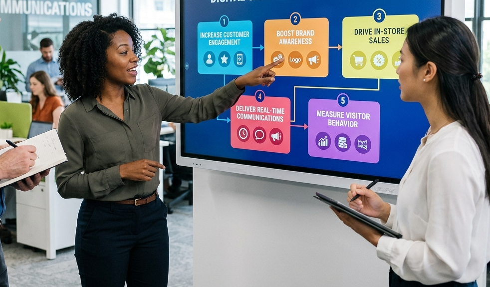 How to Create a Digital Signage Content Strategy: Best Practices 6 establish clear goals for your digital signage content strategy