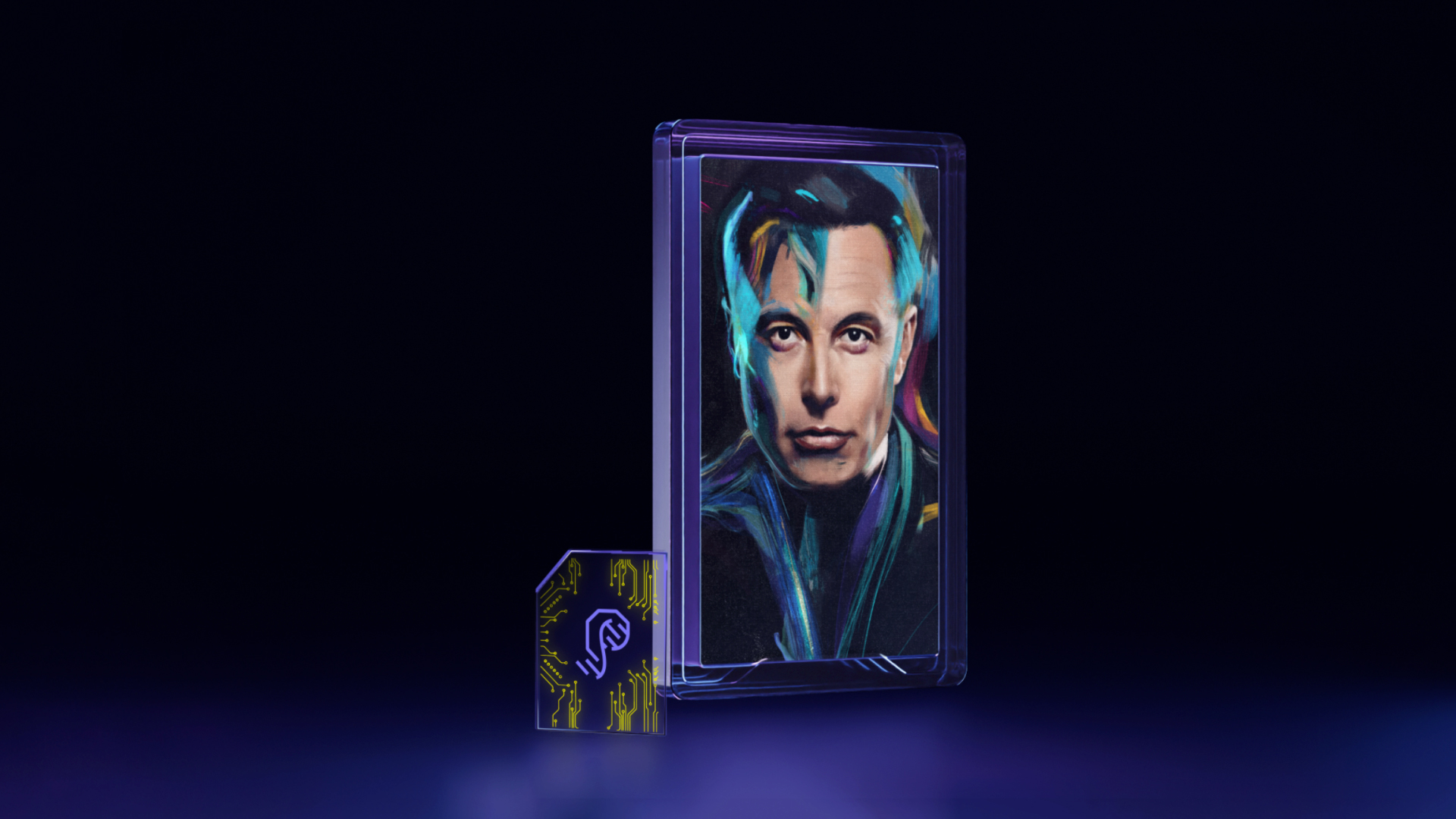 Ilustration of Elon musk being stored in time capsule