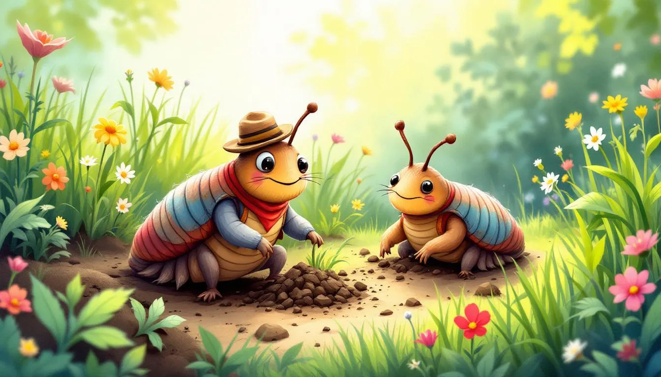 Woodlice playing a crucial role in soil ecosystems.