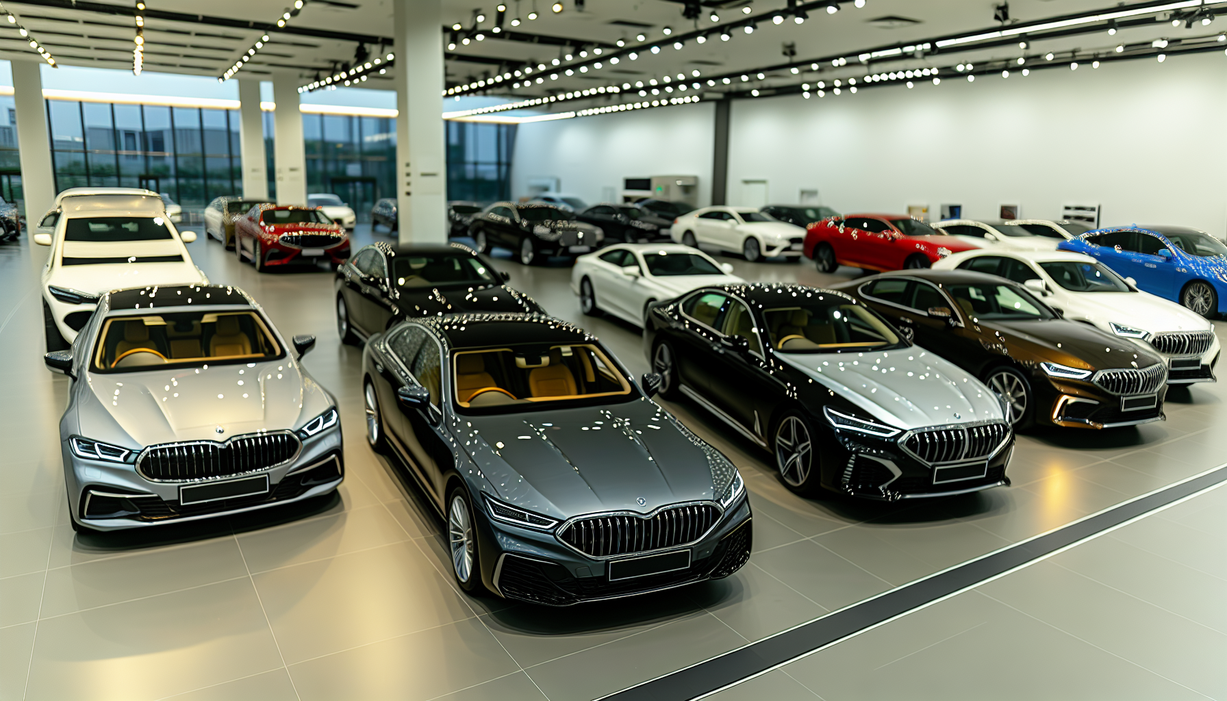 Various BMW models