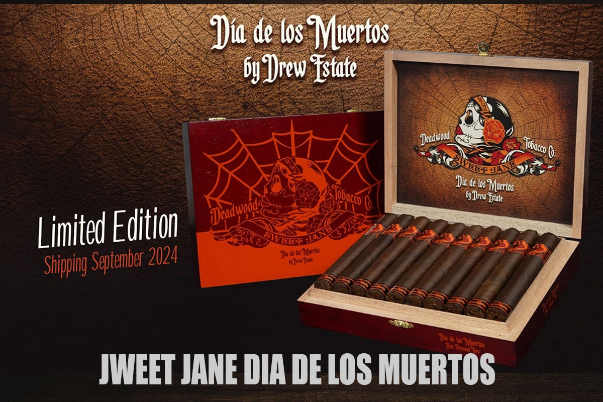 Unboxing experience of the Deadwood Sweet Jane Dia De Los Muertos cigar.