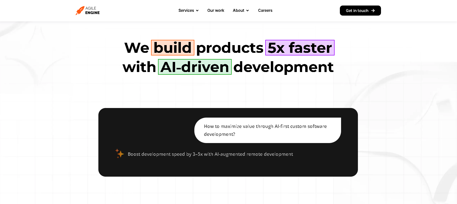 agileengine homepage