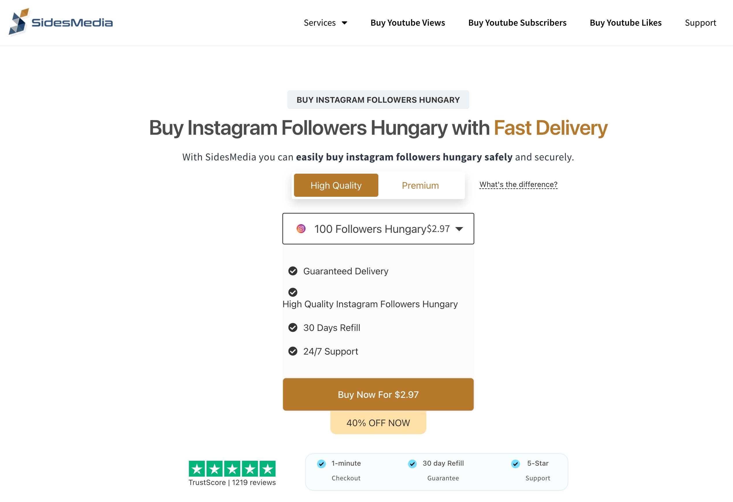 sidesmedia buy instagram followers hungary page