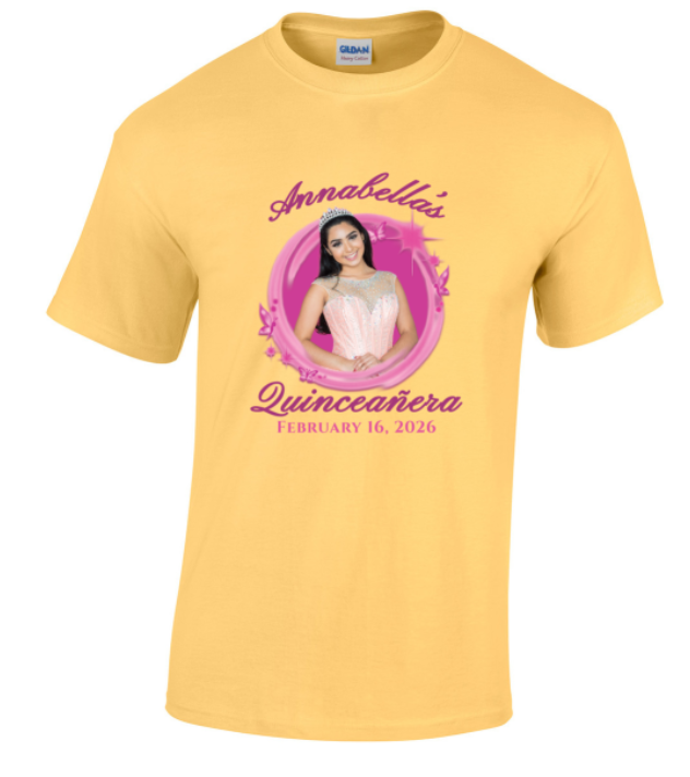 Quinceañera Custom Photo Butterflies